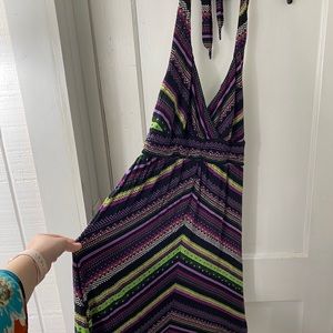 Large halter top dress